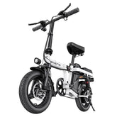 ENGWE T14 EU Electric Bike 250W Motor, 480WH Battery, 45KM Range | Sleek White eBike for you!